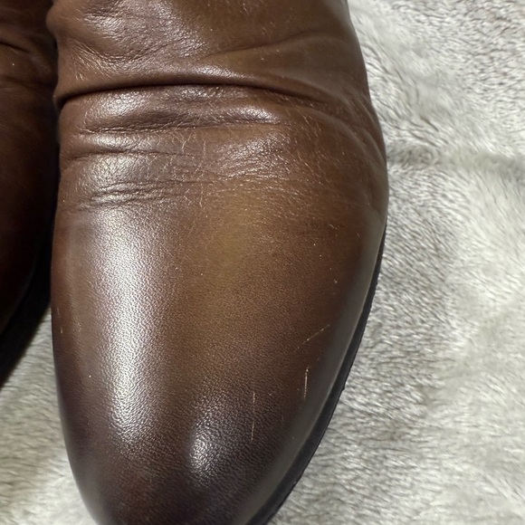 Biza the Valley Chic Brown Ankle Booties Size 41 or 9.5/10 US - Picture 4 of 11